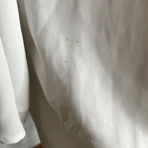 Lulus White Mini Adjustable Long Sleeve Women's Shift Dress Size Extra Small - Picture 3 of 11